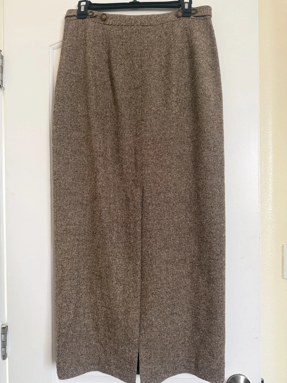 Nordstrom Brown Tweed Maxi Skirt - Picture 4 of 7